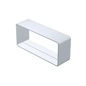 220 x 90mm Connector Flat Channel Megaduct 220 (Female)