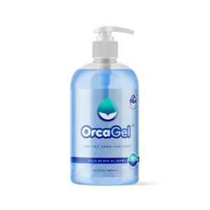 Hand Sanitizing Gel Pump Top 500ml Clear