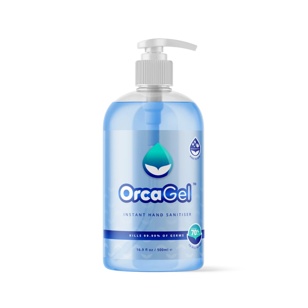 Hand Sanitizing Gel Pump Top 500ml Clear - Image 2