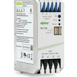 Wago Switched-Mode Power Supply Eco 3-Phase 24 VDC Output Voltage 6.25 A Output Current Dc Ok Contact
