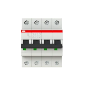 ABB S204-C63 Miniature Circuit Breaker - 4P - C - 63 A
