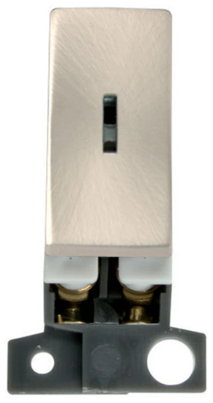 Switch Ingot 2 Way Key Module 10A Satin Chrome