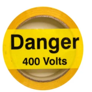 Yellow Danger 400V Tape 33m