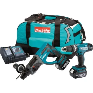 Drill Twinpack Combi/ Rotary Hammer 18V LXT 2 x 5.0Ah Batteries
