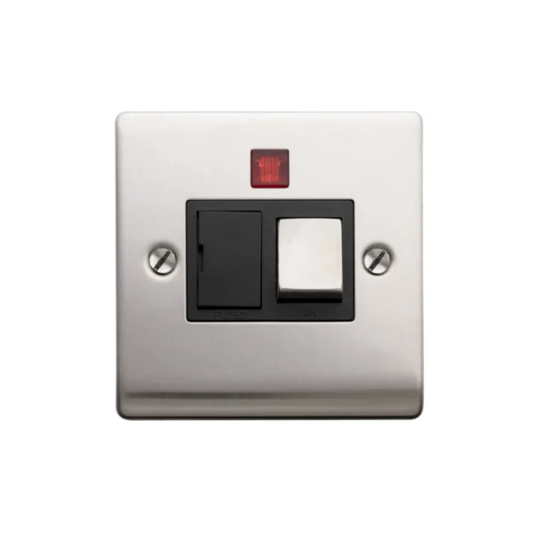 Designa 23SPU13LB 1 Gang 13A Switched Fused Spur Connection Unit Satin ...