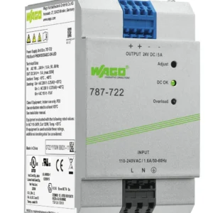 Wago Power Supply Eco 1-Phase 24 VDC Output Voltage 5 A Output Current Dc-Ok Led 4mm²