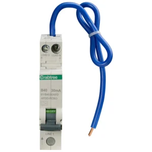 40A 30mA SPswN B Curve 6kA Type A Miniature AFDD RCBO