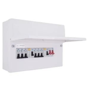 6 Way With 100A Switch 1 x 80A 1 x 63A 30MA Type A RCD