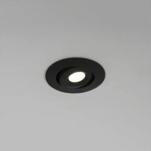 KSR Mimas Mini LED 3W 4000K Tilt Downlight IP65 Black