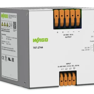 Wago Power Supply Eco 3-Phase 24 VDC Output Voltage 40A Output Current Dc Ok Contact