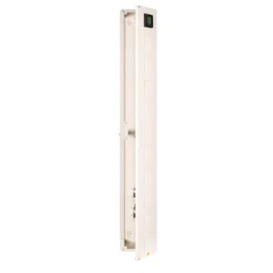Ultimate Slimline Front Plate 2-Gang 4-Module White