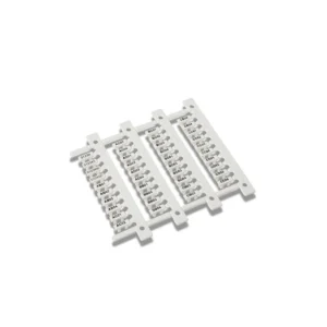 Cembre 4 x 16mm Yellow Polycarbonate Clip-On Cable Tag Fits Diameter 2.0-2.9mm