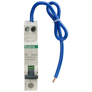 6A 30mA SPswN B Curve 6kA Type A Miniature AFDD RCBO