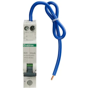 20A 30mA SPswN B Curve 6kA Type A Miniature AFDD RCBO