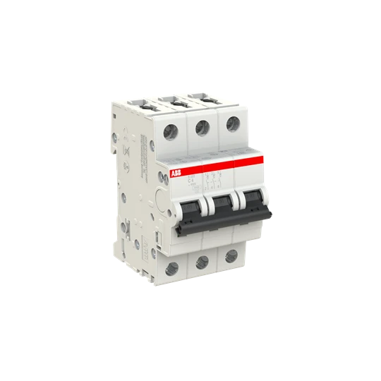 ABB S203-C4 Miniature Circuit Breaker - 3P - C - 4A - Image 4
