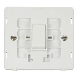 Switch Interior 1 Gang 2 Way 10AX Polar White