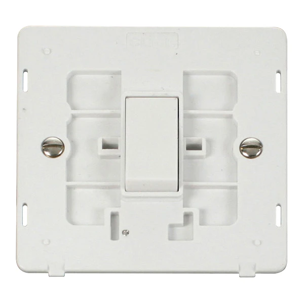 Switch Interior 1 Gang 2 Way 10AX Polar White