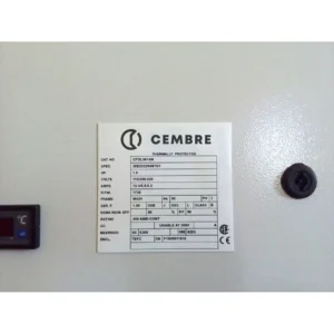 Cembre 52 x 107mm Blue PVC Adhesive Legend