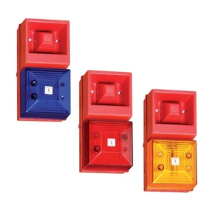 Sounder&Beacon Industrial Strobe Combination 106Db 230V Ac Red Red Norm