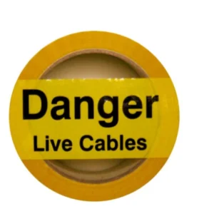 Danger Live Cable Tape 33m
