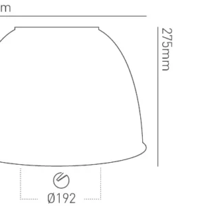 Reflector For High Bay 70° Plastic