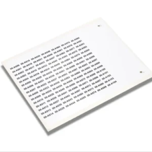 Cembre 7 x 10mm White Polyester Film Adhesive Label