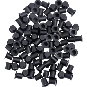 B M12 Threaded Rod End Caps Black