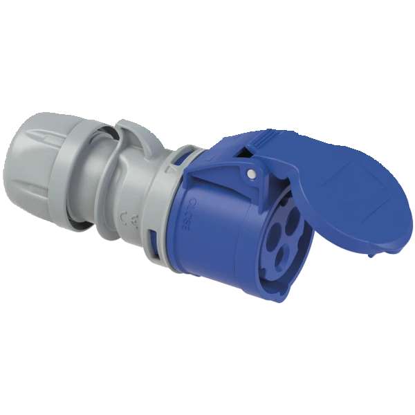 Bizline EASY Straight Socket 32A 2P+E 200/250V IP44