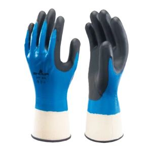 Showa 377 Foam Palm Waterproof Gloves - 8/L