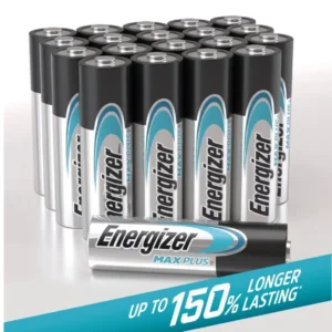 Energizer AA Alkaline Batteries Max Plus LR6 1.5V Pack of 20
