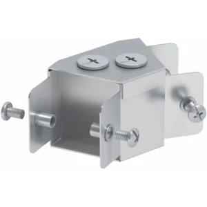 50 x 50mm Galv Trunking 45 Deg Bend Top Cover