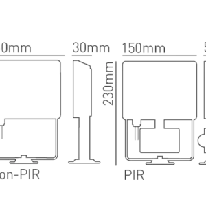 Fld Col Switch Pir 30W