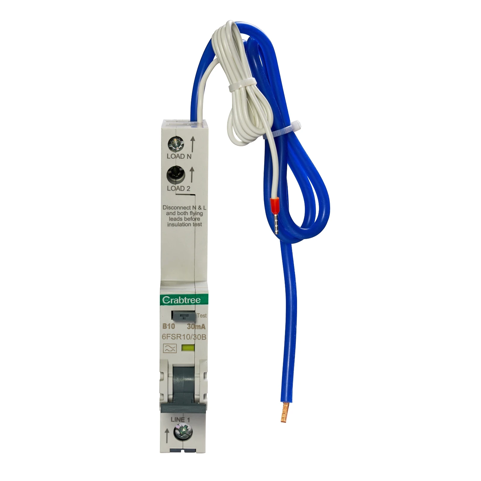 10A 30mA SPN B Curve 6kA Type A RCBO - Image 3