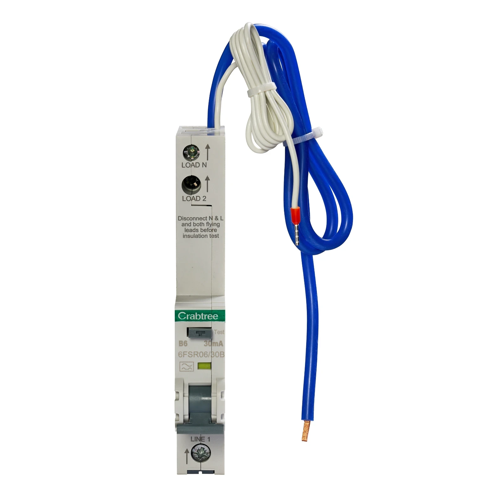 6A 30mA SPN B Curve 6kA Type A RCBO - Image 3