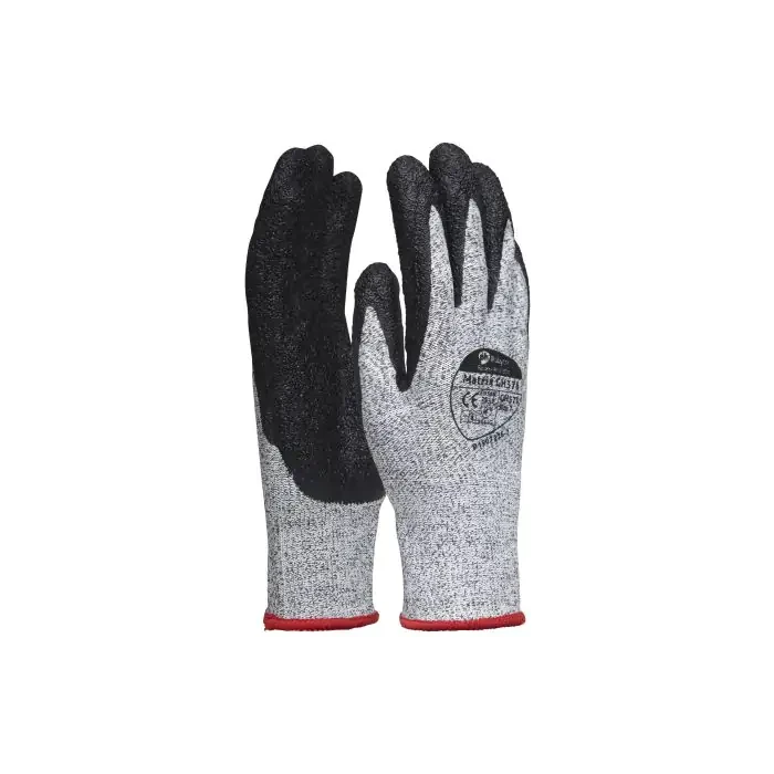 Matrix GH378 Crinkle Latex Palm Coated Glove Size 10 - Image 2
