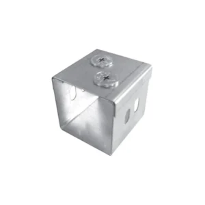 Cable Trunking External Coupler 50mm x 50mm Pregalvanised Steel + Lid