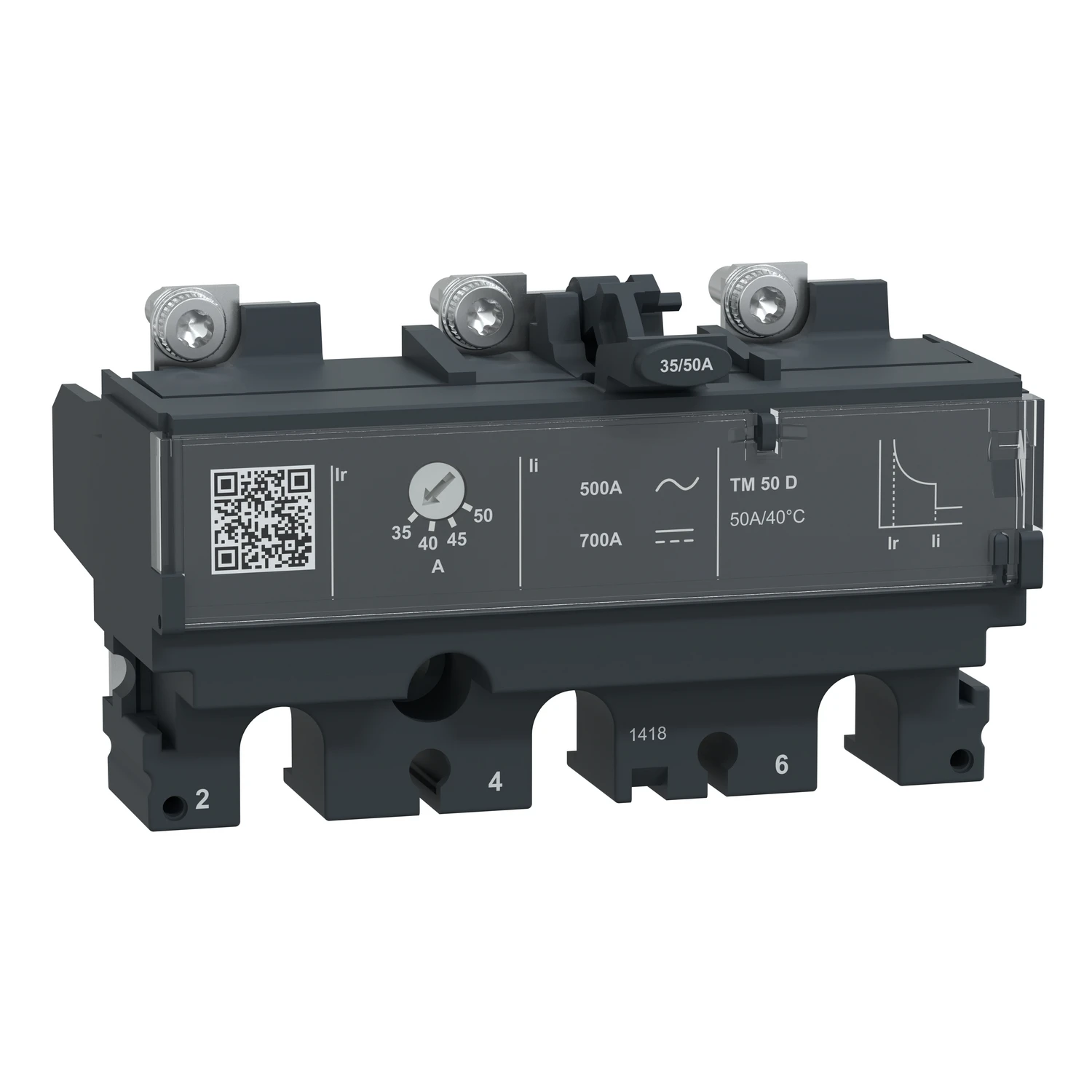 Schneider Merlin Trip Unit 3P 50A - Image 4