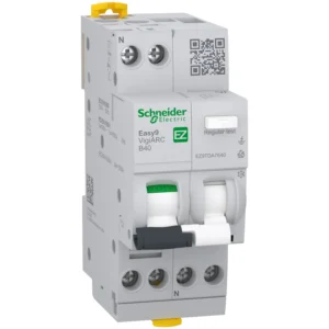 Arc Fault Detection RCBO Easy9 Vigiarc 1P+N 40A B Curve 30Ma A-Si Type 6000A