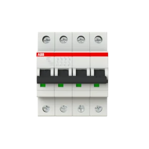 ABB S204-C6 Miniature Circuit Breaker - 4P - C - 6A