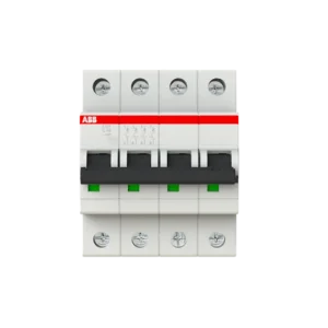 ABB S204-C50 Miniature Circuit Breaker - 4P - C - 50 A