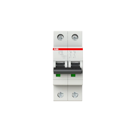16A 2 Pole Type C Miniature Circuit Breaker - Image 3