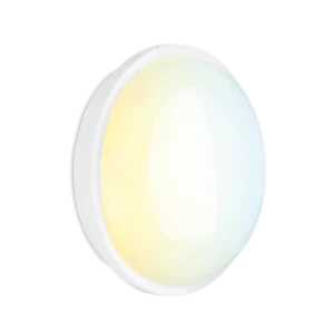 Aurora UtiliteCS White 30W Colour Switchable IP65 Round Utility Bulkhead