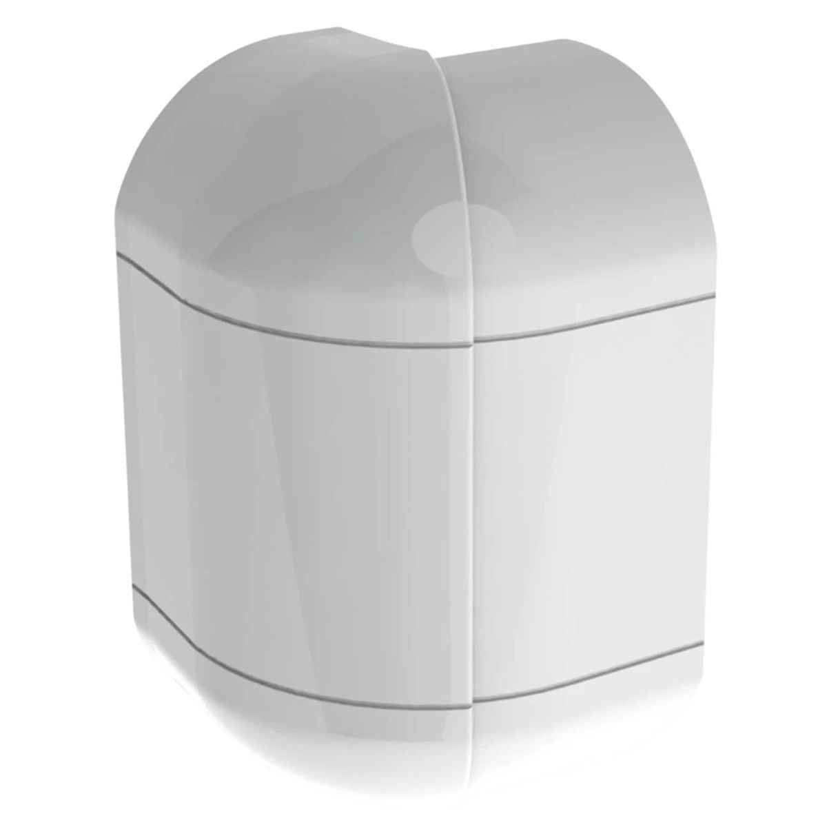 Trunking Angle External Adjustable 175 x 60mm White - Image 2