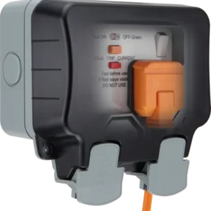 2 Gang 13A RCD Switched Socket