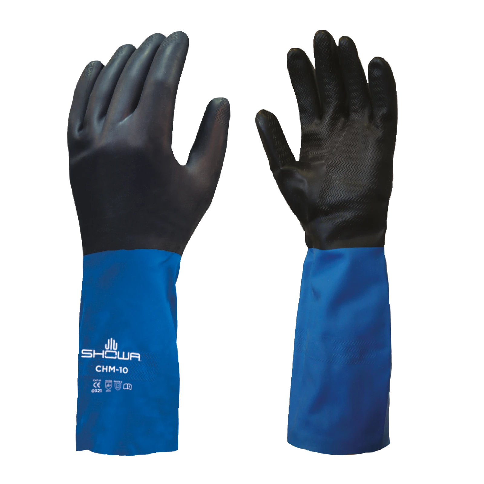 Showa CHM Embossed Grip Gloves - S - Image 2