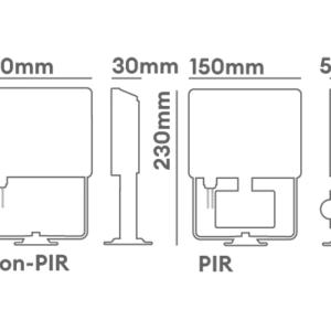 Fld Col Switch Pir 20W