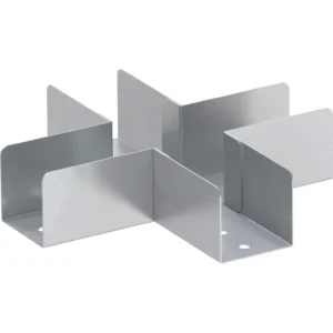 50 x 50mm Lighting Trunking Four Way