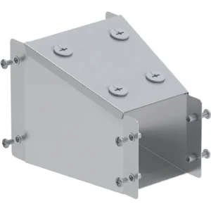 150 x 150mm To 100 x 100mm Galv Trunking Reducer