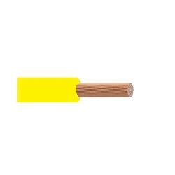 BS6231 0.75mm² Yellow Tri-Rated Cable 1-Core Panel Wire