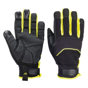 Portwest Needle Resistant Glove Black/Yellow Small